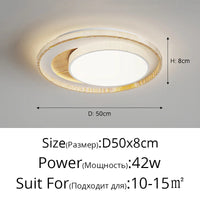 Plafonnier LED encastré design moderne nordique