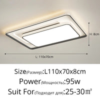 Plafonnier LED encastré design moderne nordique