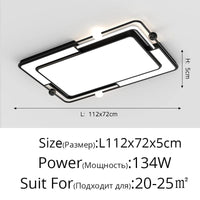 Plafonnier LED Encastré Carré Moderne et Créatif | Marco Lucetti