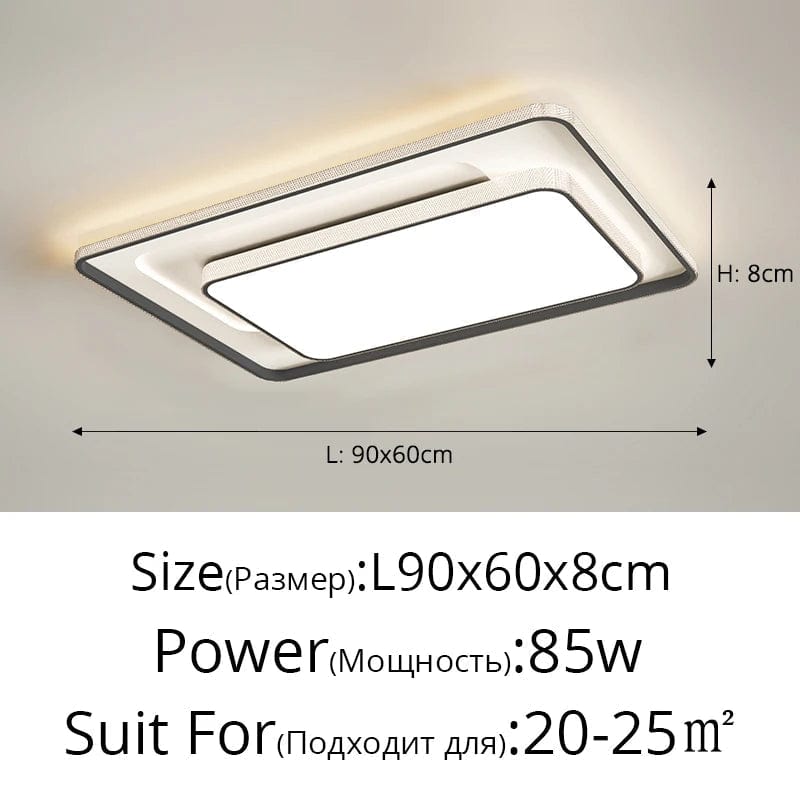 Plafonnier LED encastré design moderne nordique | Marco Lucetti