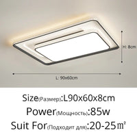 Plafonnier LED encastré design moderne nordique | Marco Lucetti