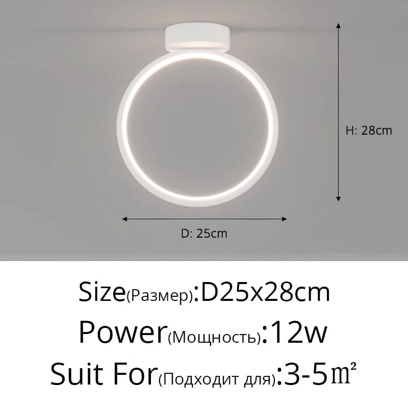 Plafonnier LED Encastré Moderne Étoile pour Allées, Salons et Entrées | Marco Lucetti