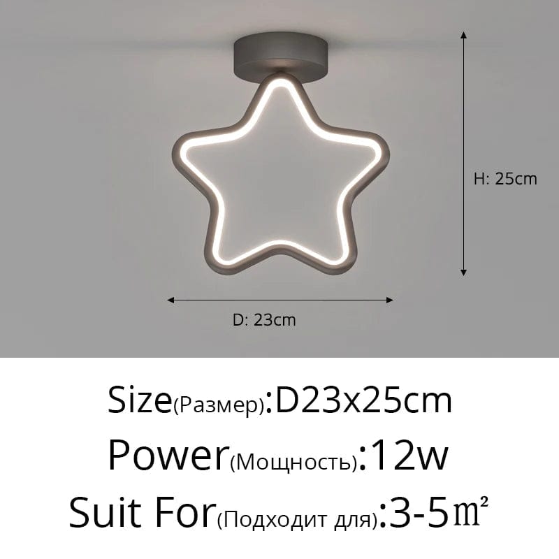 Plafonnier LED Encastré Moderne Étoile pour Allées, Salons et Entrées | Marco Lucetti