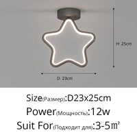 Plafonnier LED Encastré Moderne Étoile pour Allées, Salons et Entrées | Marco Lucetti