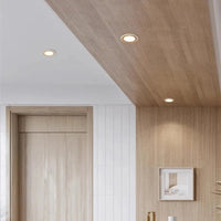 Plafonnier LED encastré Ultra-mince Bois d'Ébène | Marco Lucetti