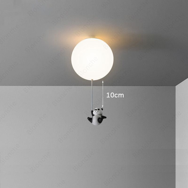 Plafonnier LED Enfant - Ballon et Panda Otto | Marco Lucetti