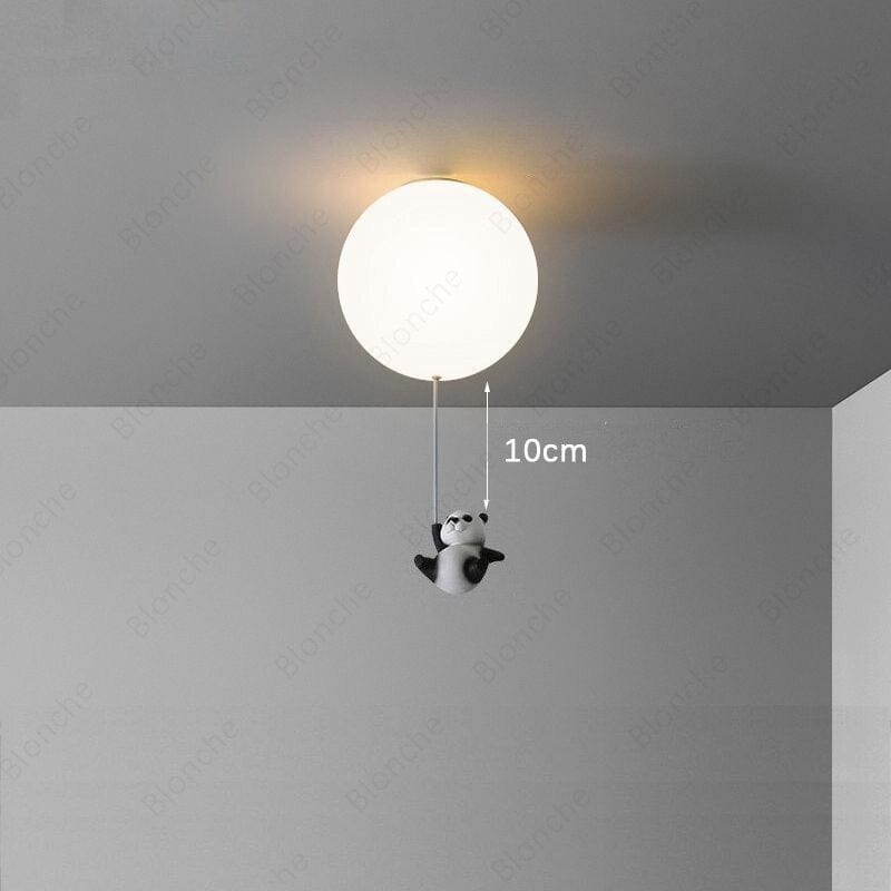 Plafonnier LED Enfant - Ballon et Panda Otto | Marco Lucetti C / 15cm