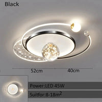 Plafonnier LED Enfant Fun | Marco Lucetti A noir / 3 couleurs modifiables