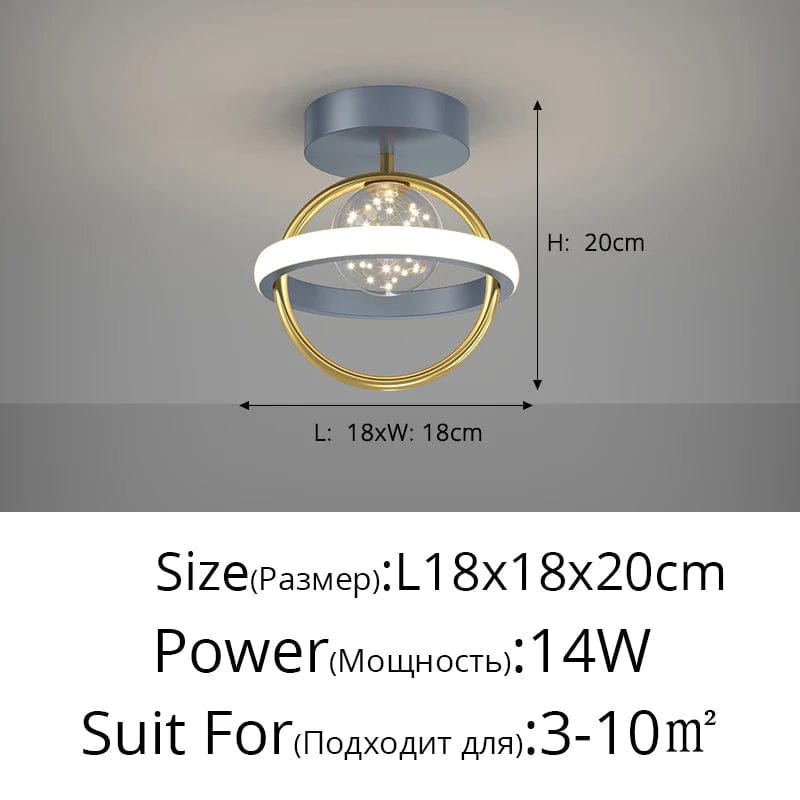 Plafonnier LED Étoilé : Design Exclusif | Marco Lucetti