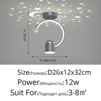 Plafonnier LED Étoilé : Design Exclusif | Marco Lucetti