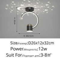 Plafonnier LED Étoilé : Design Exclusif | Marco Lucetti