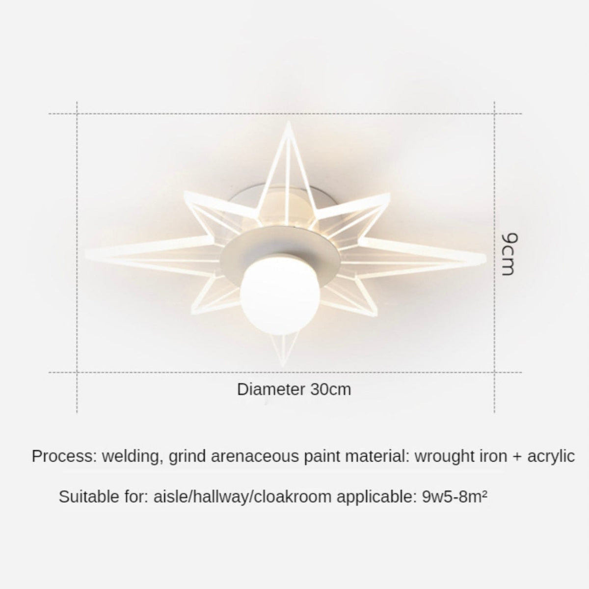 Plafonnier LED Étoile Majesty | Marco Lucetti