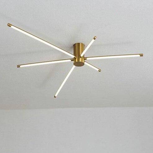 Plafonnier LED Fashion Design | Marco Lucetti 6 / Doré / Chaude