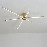 Plafonnier LED Fashion Design | Marco Lucetti 6 / Doré / Chaude