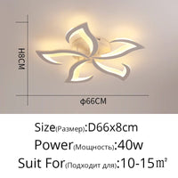 Plafonnier LED Fleur en Acrylique | Marco Lucetti