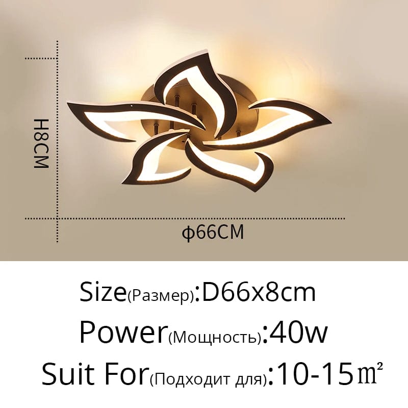 Plafonnier LED Fleur en Acrylique | Marco Lucetti