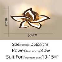 Plafonnier LED Fleur en Acrylique | Marco Lucetti