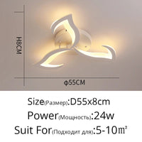 Plafonnier LED Fleur en Acrylique | Marco Lucetti
