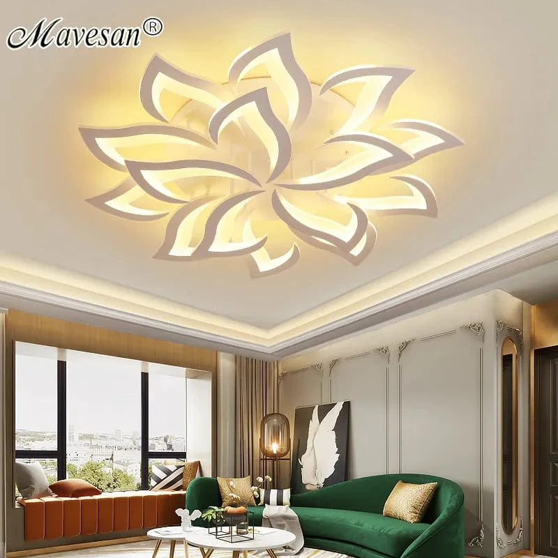 Plafonnier LED Fleur en Acrylique | Marco Lucetti
