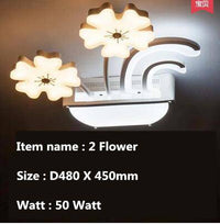 Plafonnier LED Floralyte | Marco Lucetti 2 fleurs