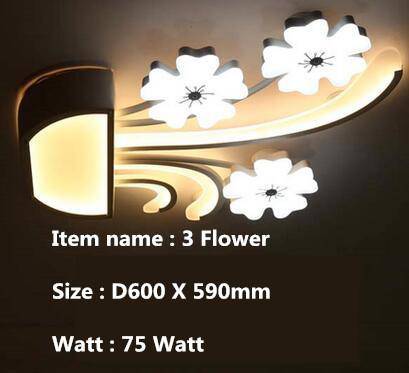 Plafonnier LED Floralyte | Marco Lucetti 3 fleurs