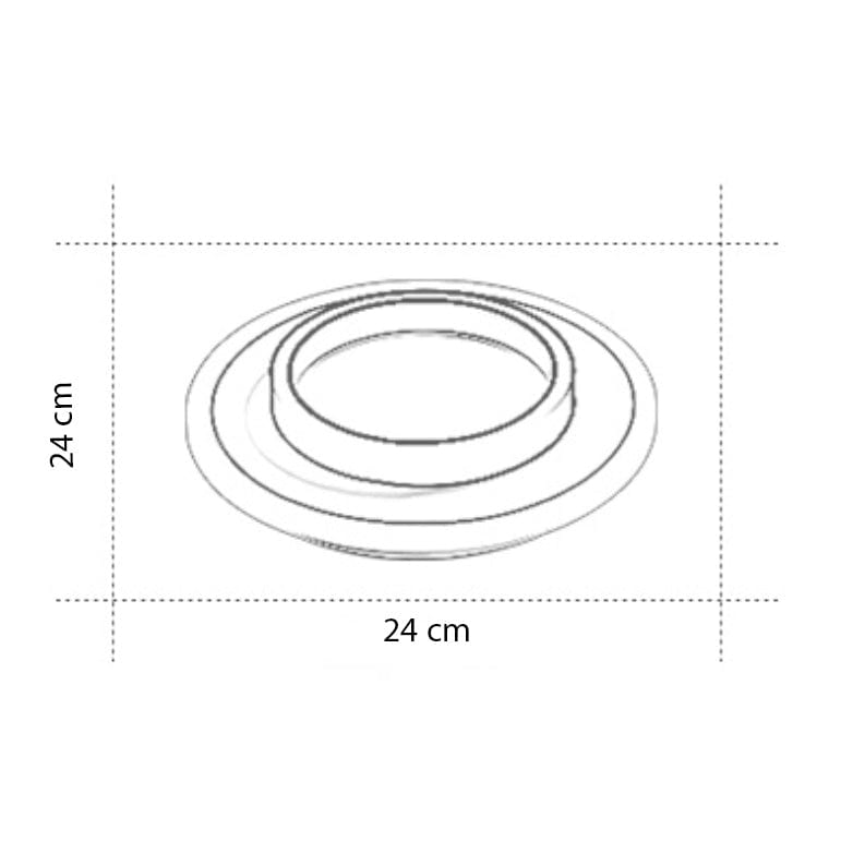 Plafonnier LED forme carrée ou ronde - Clery Style | Marco Lucetti