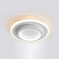 Plafonnier LED forme carrée ou ronde - Clery Style | Marco Lucetti A - Blanc - 24 x 24 cm / Chaude