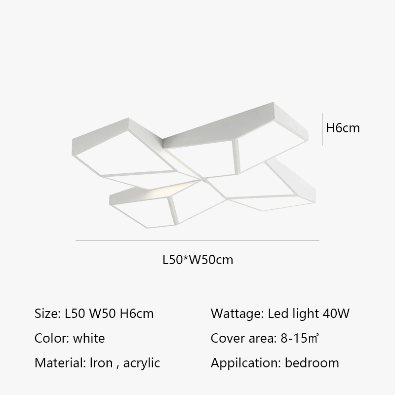 Plafonnier Led Geometric Design | Marco Lucetti