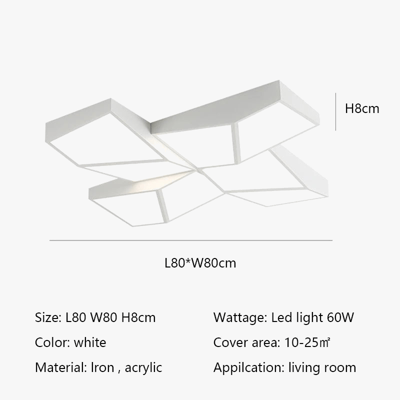 Plafonnier Led Geometric Design | Marco Lucetti