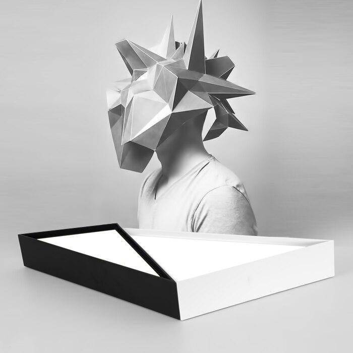 Plafonnier LED Geometric Triangle - Design Moderne | Marco Lucetti