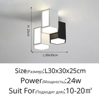 Plafonnier LED Géométrique Créatif | Marco Lucetti