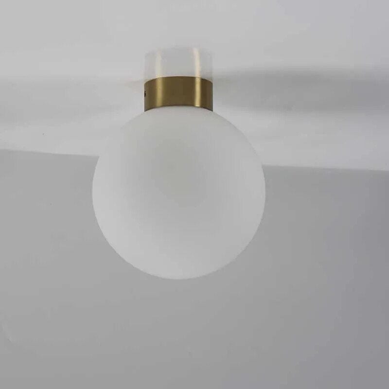 Plafonnier Led Globe en Verre | Marco Lucetti Verre doré 15cm / Sans ampoule