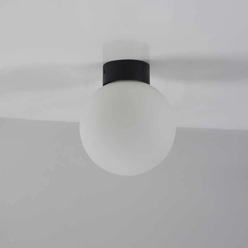 Plafonnier Led Globe en Verre | Marco Lucetti Verre noir 8cm / Sans ampoule