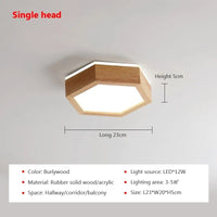 Plafonnier LED Grain de bois Chic | Marco Lucetti A / Lumière chaude