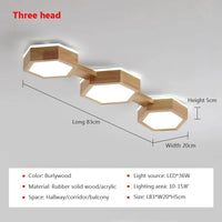 Plafonnier LED Grain de bois Chic | Marco Lucetti C / Lumière chaude