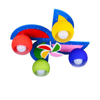 Plafonnier LED Hélice Enfant Multicolore | Marco Lucetti