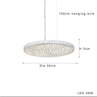 Plafonnier LED Hive : Minimaliste, Créatif et Élégant | Marco Lucetti Suspension 50cm / Dimmable / Brun