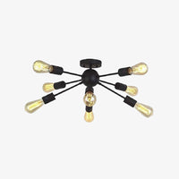 Plafonnier LED Industriel Iona | Marco Lucetti Noir