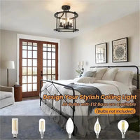 Plafonnier LED Industriel Rétro Américain Multi-têtes | Marco Lucetti