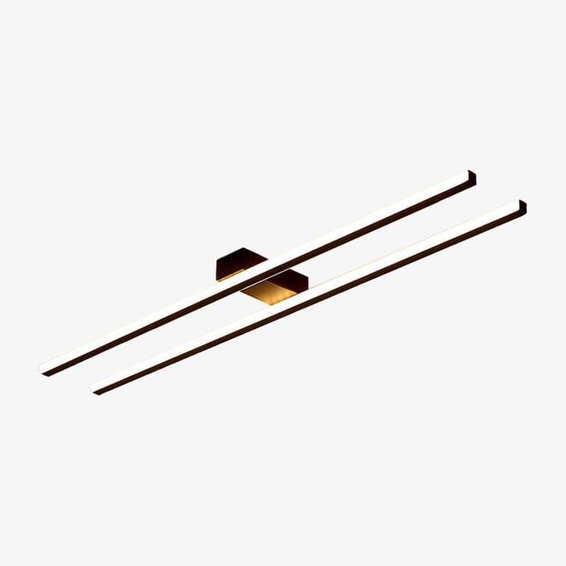 Plafonnier LED Industriel Warren | Marco Lucetti Noir / Chaude