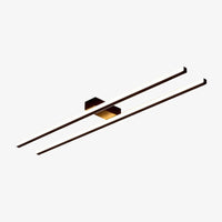 Plafonnier LED Industriel Warren | Marco Lucetti Noir / Chaude