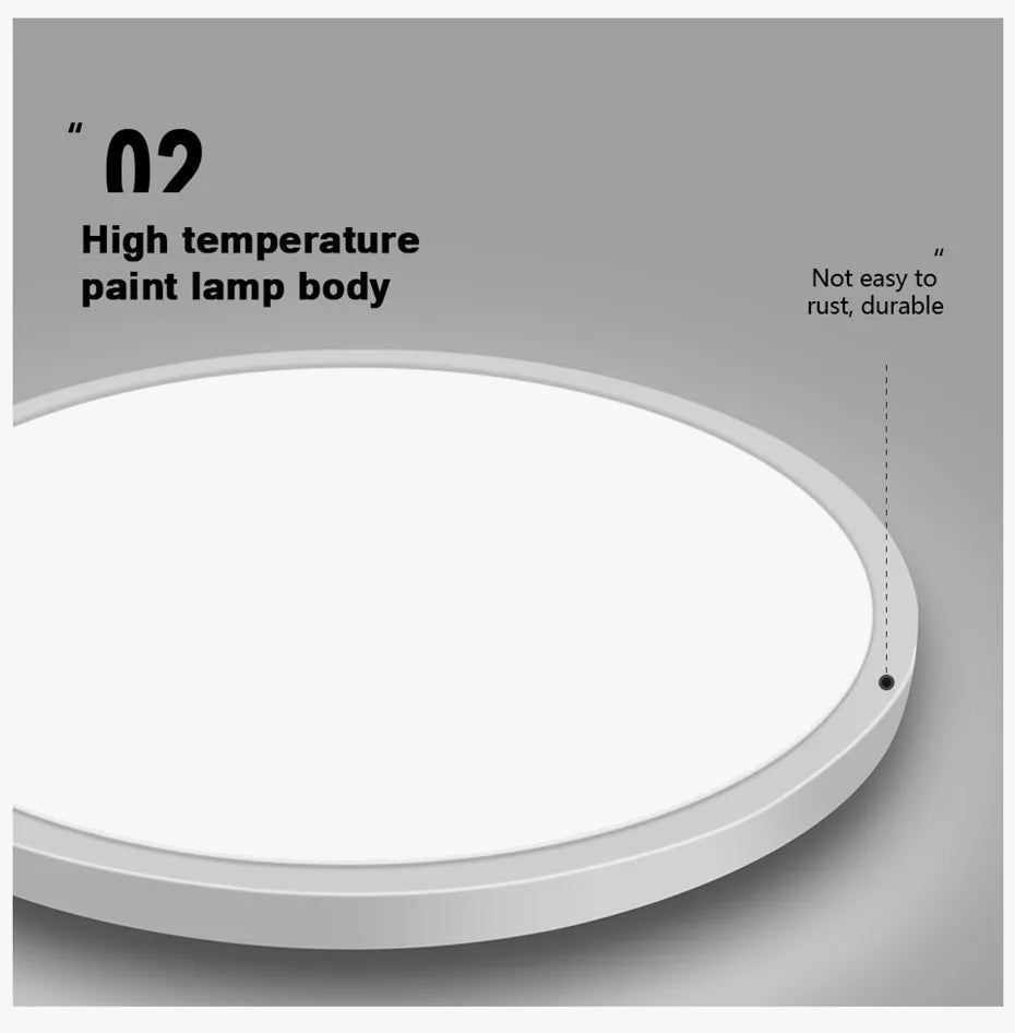 Plafonnier LED Intelligent 3 Couleurs avec Télécommande Tuya App - Smart Lighting | Marco Lucetti