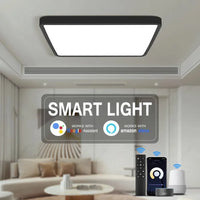 Plafonnier LED Intelligent 3 Couleurs avec Télécommande Tuya App - Smart Lighting | Marco Lucetti