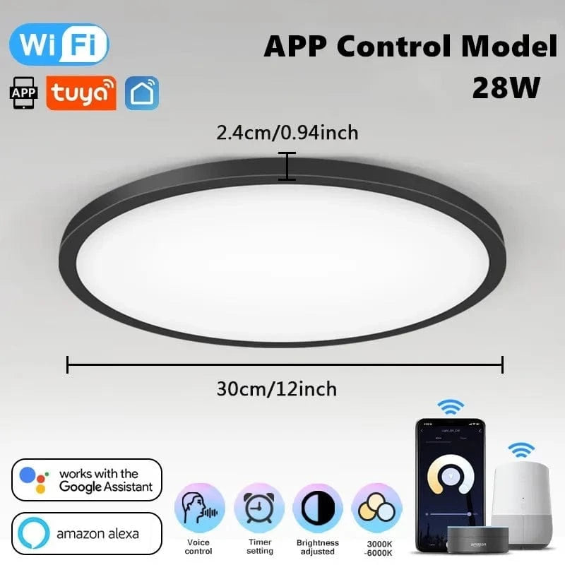 Plafonnier LED Intelligent 3 Couleurs avec Télécommande Tuya App - Smart Lighting | Marco Lucetti APPLICATION Tuya Contrôle 2