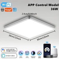 Plafonnier LED Intelligent 3 Couleurs avec Télécommande Tuya App - Smart Lighting | Marco Lucetti APPLICATION Tuya Contrôle 3