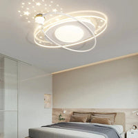 Plafonnier LED Intelligent avec Éclairage Étoilé Nordique et Télécommande | Marco Lucetti