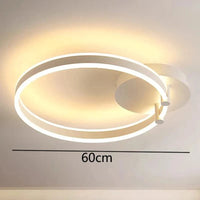 Plafonnier LED intelligent nordique pour une décoration de maison moderne. | Marco Lucetti Or 60cm / Gradation à distance RC