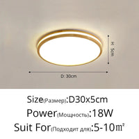 Plafonnier LED intelligently simple rectangulaire nordique et moderne. | Marco Lucetti