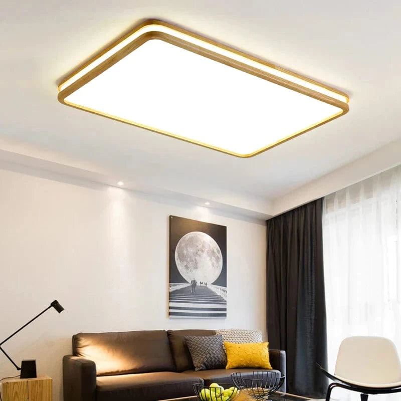 Plafonnier LED intelligently simple rectangulaire nordique et moderne. | Marco Lucetti