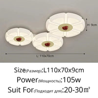 Plafonnier LED Intérieur : Éclairez avec Style | Marco Lucetti Luminosité variable / A coeur 110x70CM